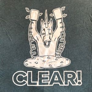 Steel Blue/Grey “COOKIES CLEARED!” Tee
